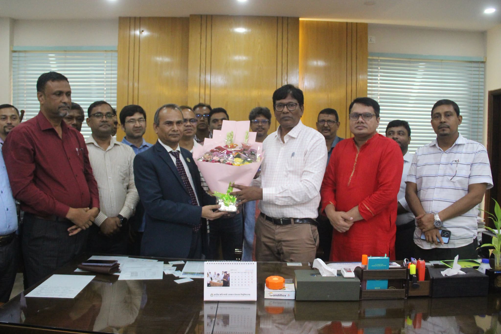 জাতীয় কবি কাজী নজরুল ইসলাম বিশ্ববিদ্যালয়ের ট্রেজারার পদে প্রফেসর ড. মোহাম্মদ ইমদাদুল হুদা-এর যোগদান